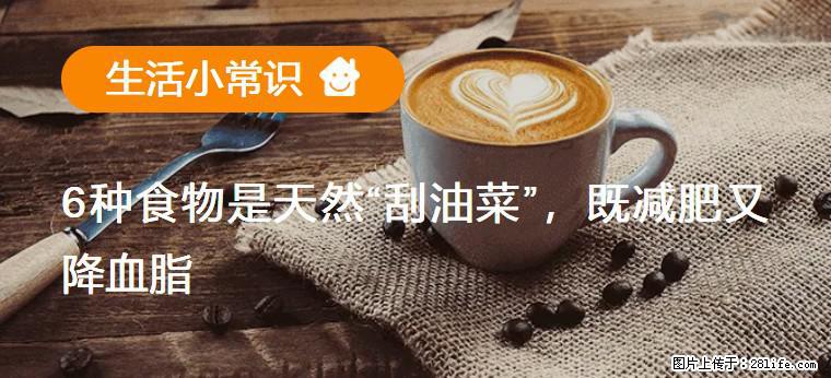 【生活小常识】6种食物是天然“刮油菜”，既减肥又降血脂 - 温州生活资讯 - 温州28生活网 wz.28life.com